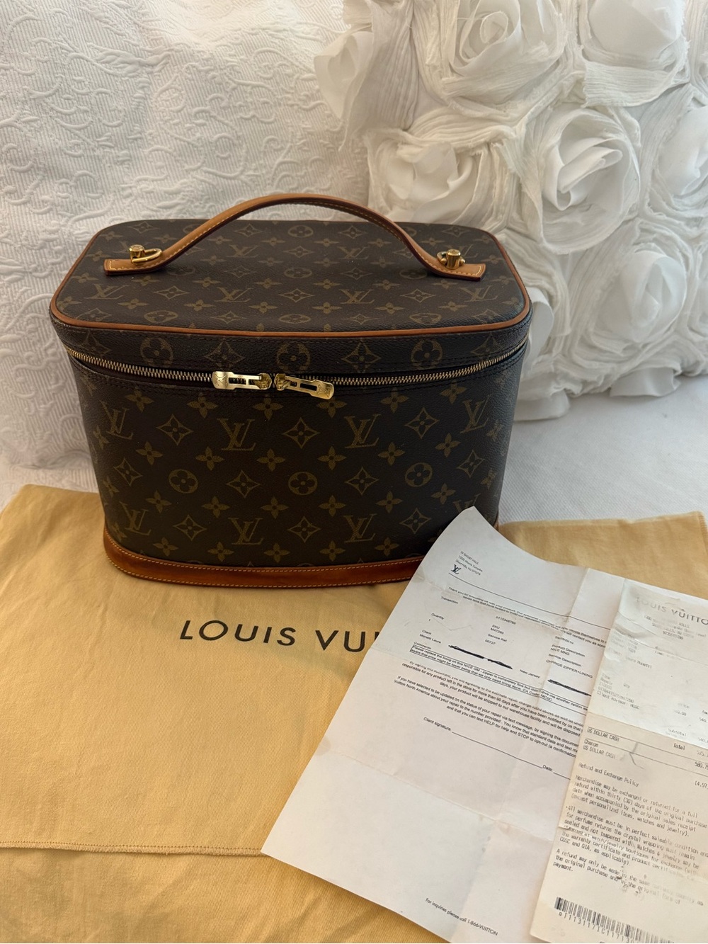 Louis Vuitton NICE Vanity Train Luggage Cosmetic Case
